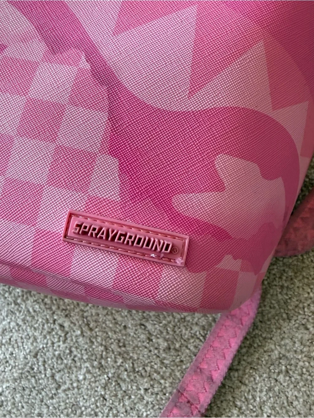 Sprayground 3am Riptide Pink Backpack Used No Sprayground Tag